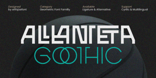 ERF Alanteta Goothic Free Font