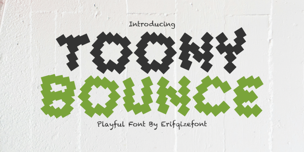 Toony Bounce Font