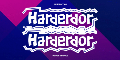 Harderdor – Playful Cartoon Display Font