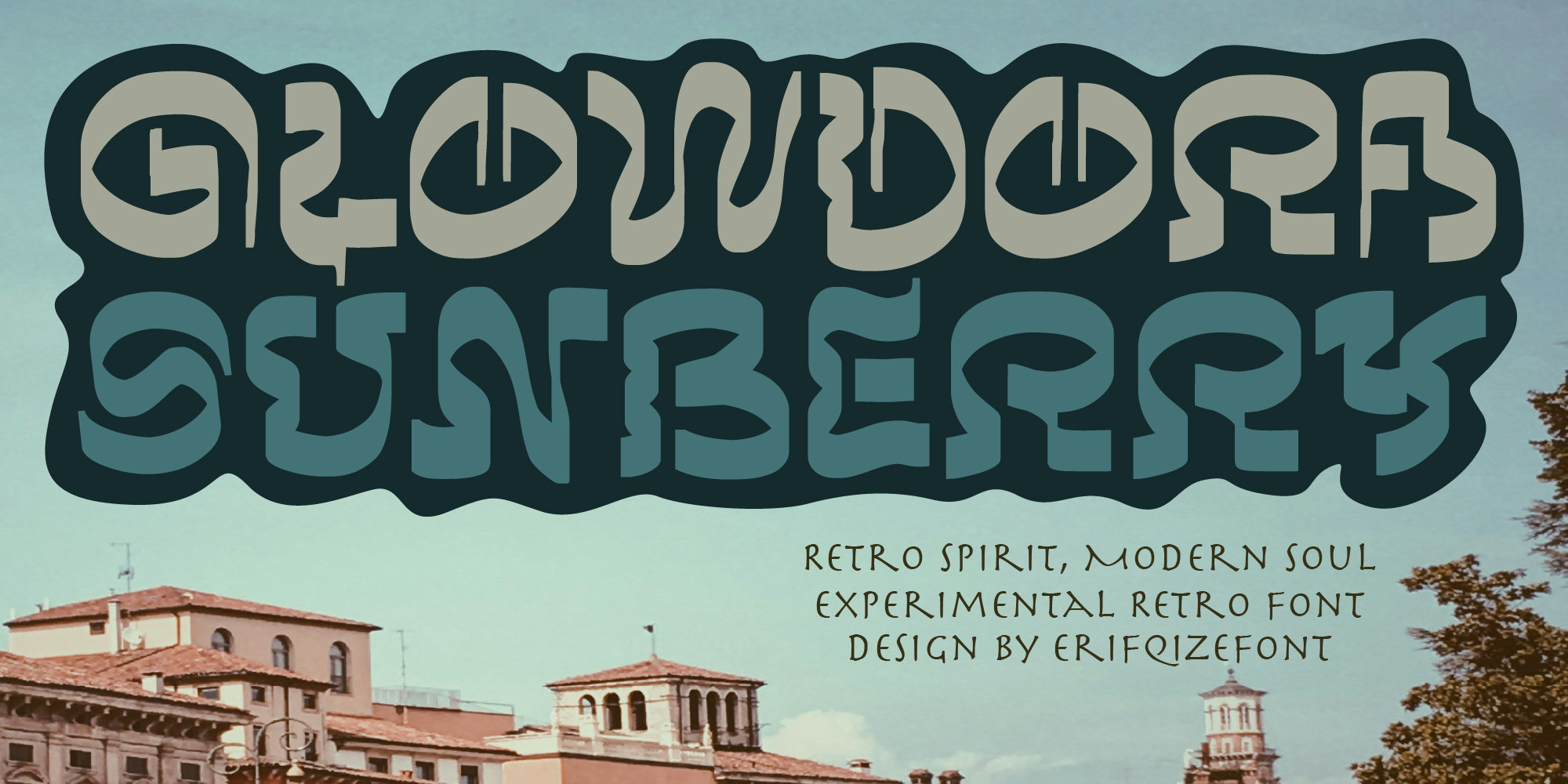 Glowdora Sunberry - Blackletter With Retro Vintage Font