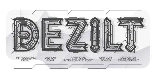 Dezilt Artificial Intelligence Font