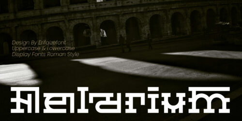 Felarium Romans – Monumental Roman Display Font