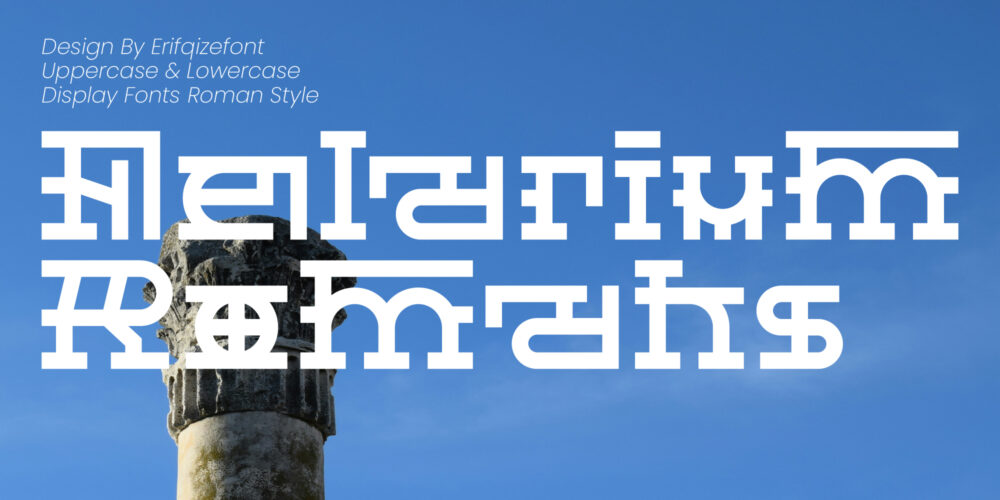 Felarium Romans - Roman Style Font