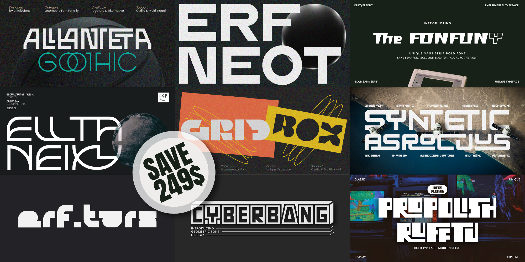 Erifqizefont Pro Bundles 1.0 Sans Serif