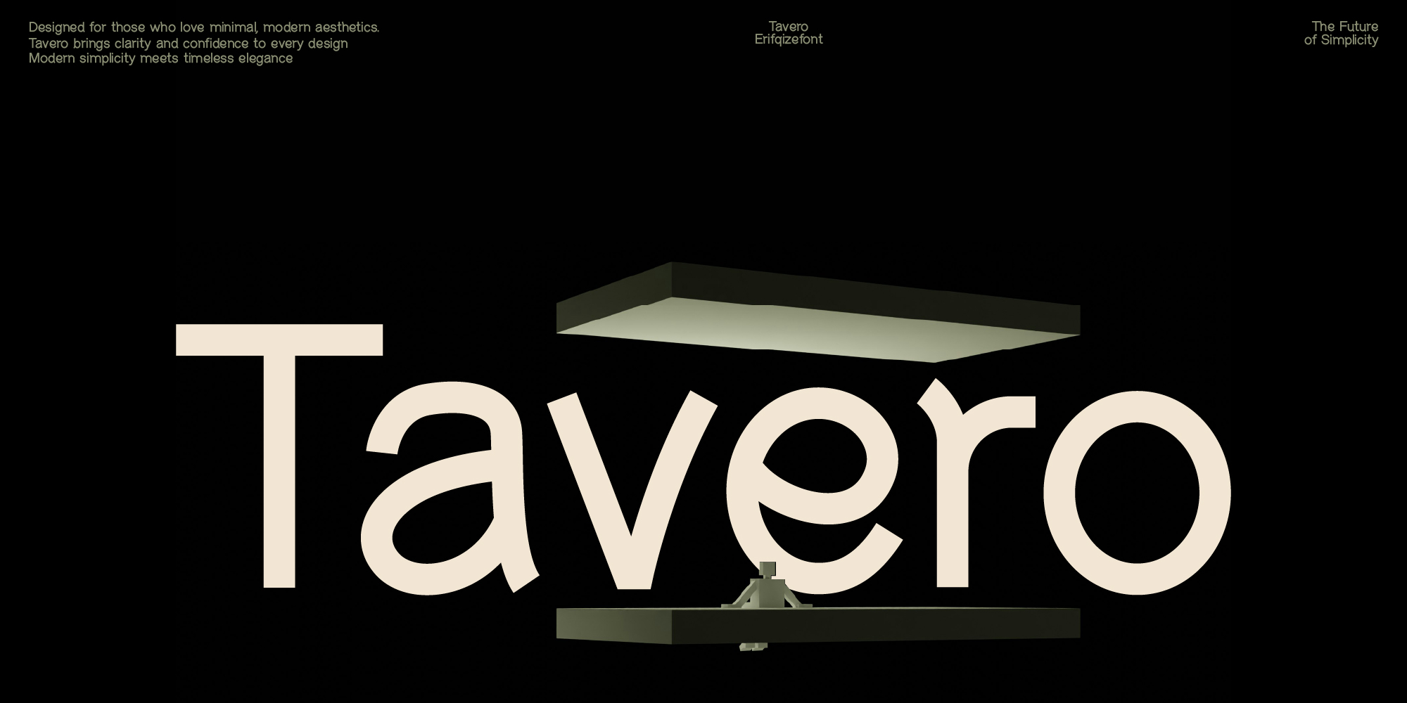 Tavero Font