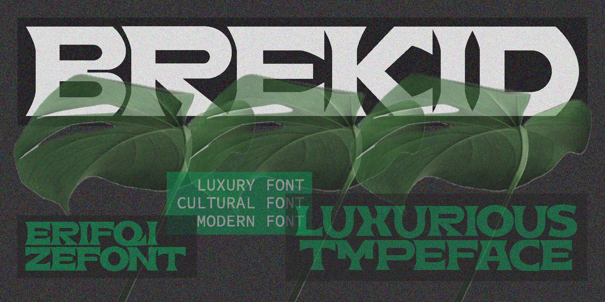 Brekid Luxurious Font